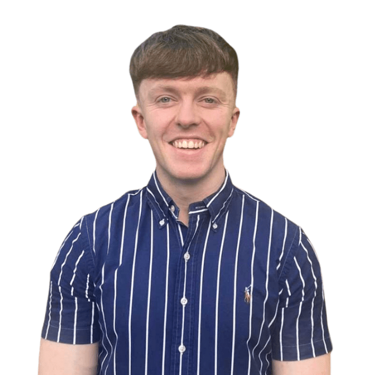 A photo of me, Cathal - happy out smiling.