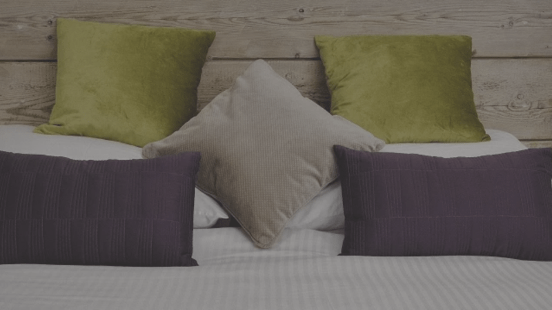 Worked with Brannens of Newport - Photo of the bed in the guest rooms in Brannens.