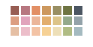 Colour palettes are important for branding.